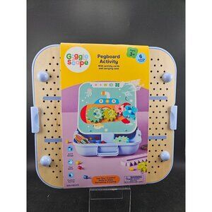 Gigglescape Pegboard Activity Set Ages 3+ With Activity Cards & Carrying Case 20